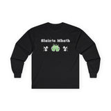 Sláinte Mhath Long Sleeve Tee, Perfect Gift for Beer Lovers, Celebrate with Style, Unisex Shirt for Festivals, Irish Pride Apparel