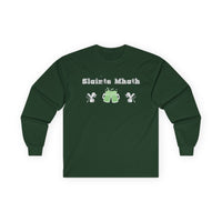 Sláinte Mhath Long Sleeve Tee, Perfect Gift for Beer Lovers, Celebrate with Style, Unisex Shirt for Festivals, Irish Pride Apparel