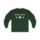 Sláinte Mhath Long Sleeve Tee, Perfect Gift for Beer Lovers, Celebrate with Style, Unisex Shirt for Festivals, Irish Pride Apparel